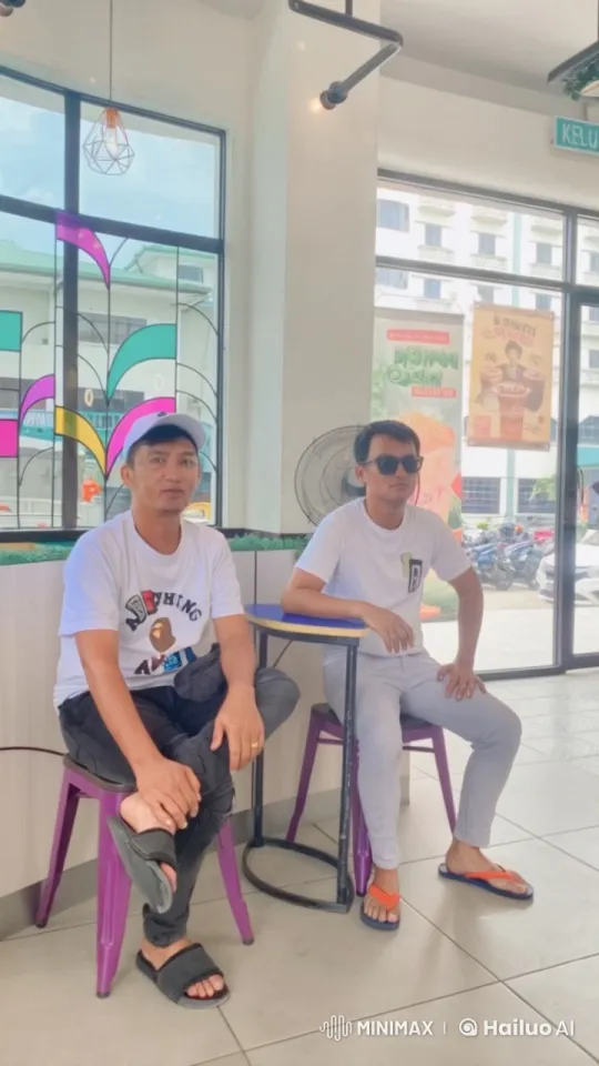 Kungfu Fight Scene in Colorful Cafe Setting – AI Generated Video | Hailuo AI