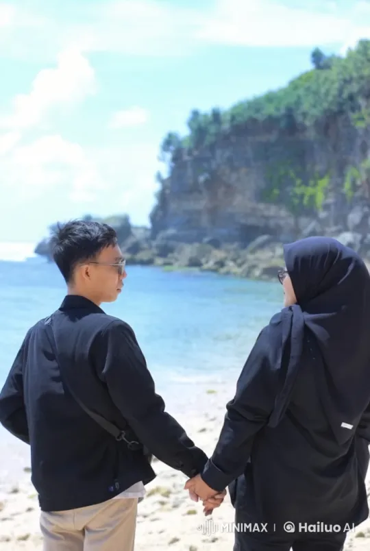 Kungfu Fight on Serene Beach with Skilled Combatants – AI Generated Video | Hailuo AI