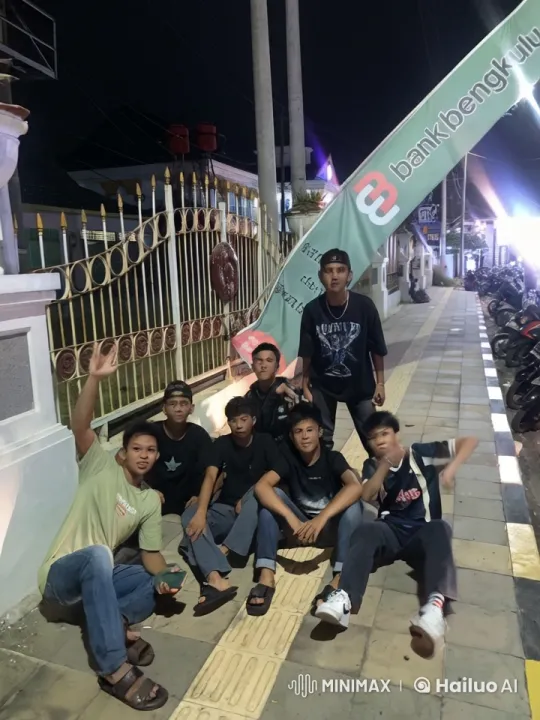Group of Friends Performs Martial Arts on Sidewalk – AI Generated Video | Hailuo AI