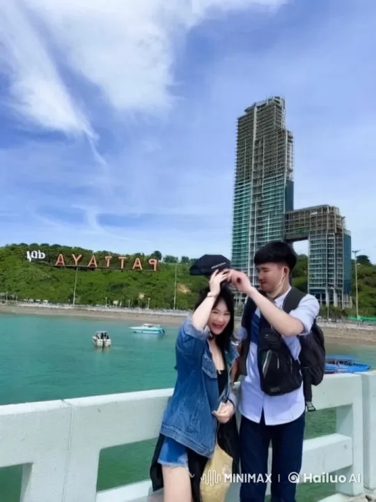 Dynamic Martial Arts Battle on Pattaya Pier – AI Generated Video | Hailuo AI