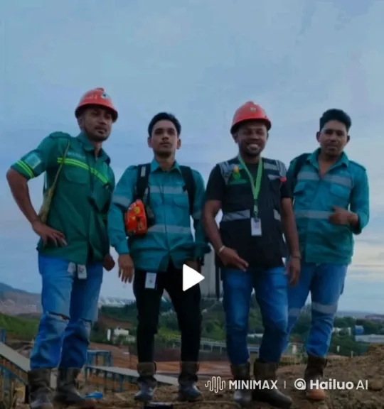Construction Workers Perform Dynamic Actions – AI Generated Video | Hailuo AI
