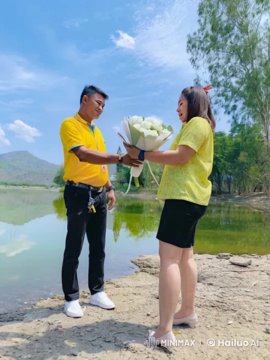 Couple Practicing Kung Fu at Scenic Lake – AI Generated Video | Hailuo AI