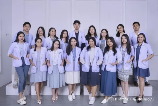 Group of Individuals Performing Synchronized Kungfu Moves – AI Generated Video | Hailuo AI