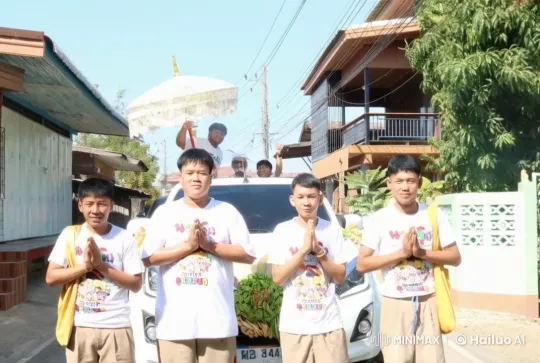 Young Kung Fu Artists Showcase Skills in Quiet Neighborhood – AI Generated Video | Hailuo AI
