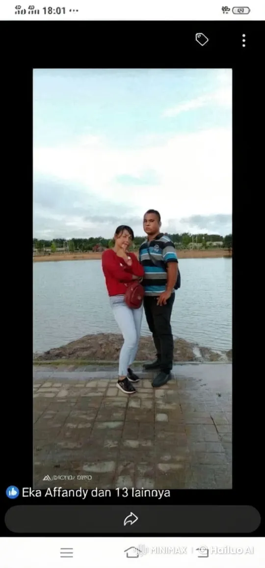 Couple Performs Synchronized Kungfu by the Lakeside – AI Generated Video | Hailuo AI