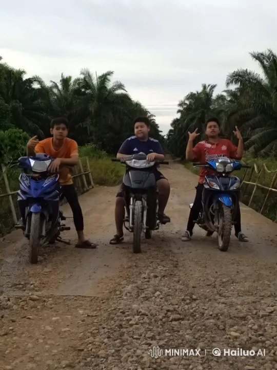 Young Men Display Kung Fu Skills on Gravel Road – AI Generated Video | Hailuo AI