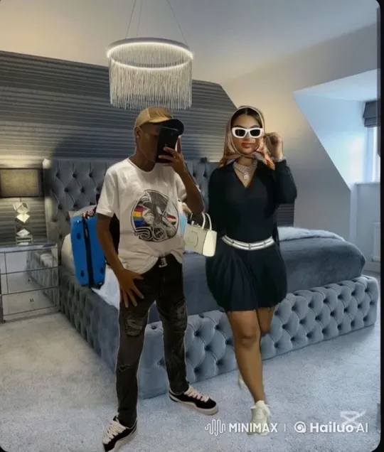 Affectionate Moment in a Stylish Bedroom – AI Generated Video | Hailuo AI