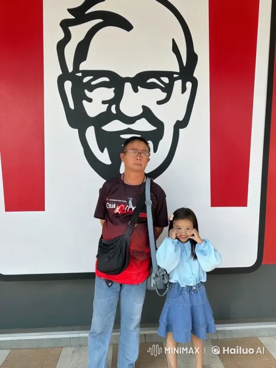 Kung Fu Duel in Front of KFC Logo – AI Generated Video | Hailuo AI