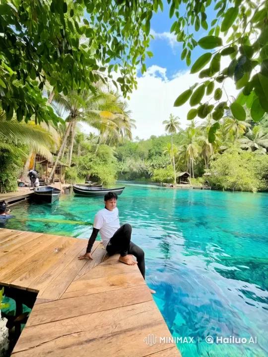 Whale Practicing Kung Fu on Tropical Shoreline – AI Generated Video | Hailuo AI