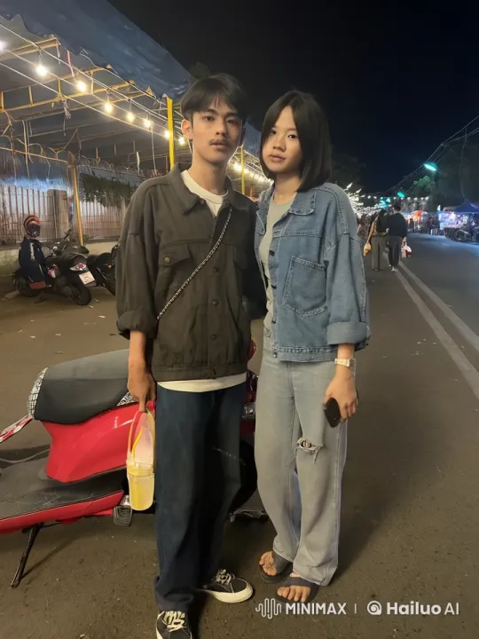 Intense Martial Arts Fight in Lively Night Market – AI Generated Video | Hailuo AI