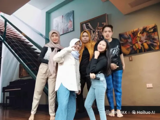 Colorful Indoor Kungfu Fight and Dance Performance – AI Generated Video | Hailuo AI