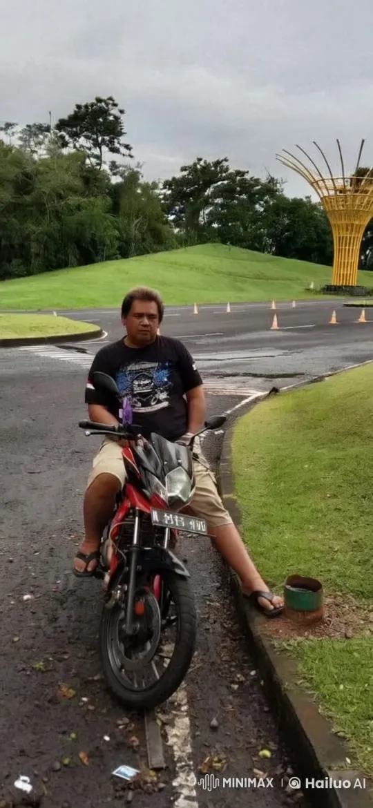 Kung Fu Practitioner Showcases Skills on Motorcycle – AI Generated Video | Hailuo AI