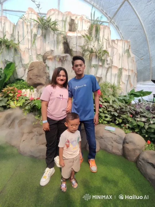 Family Practices Martial Arts in Indoor Garden Setting – AI Generated Video | Hailuo AI