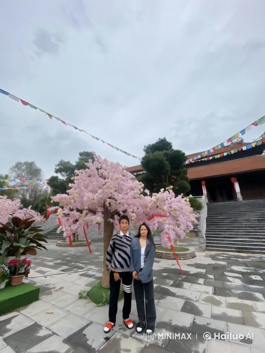 Kung Fu Battle in Tranquil Temple Courtyard – AI Generated Video | Hailuo AI