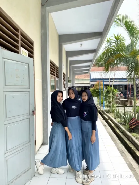 Schoolgirls Perform Kung Fu in Hallway – AI Generated Video | Hailuo AI