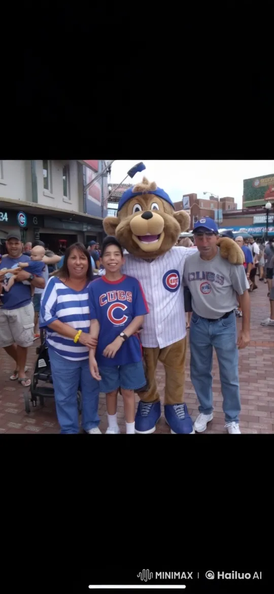 Cubs Fans and Clark the Cub at Wrigley Field – AI Generated Video | Hailuo AI