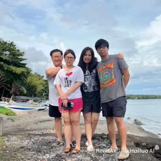 Friends Enjoy Energetic Martial Arts on Rocky Beach – AI Generated Video | Hailuo AI