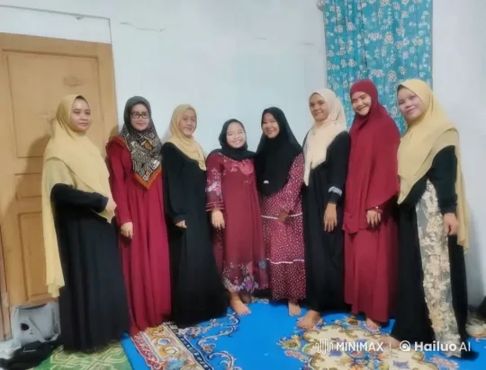 Women in Hijabs Practicing Mock Kung Fu with Laughter – AI Generated Video | Hailuo AI