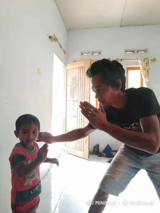 Young Man and Boy Train in Martial Arts – AI Generated Video | Hailuo AI