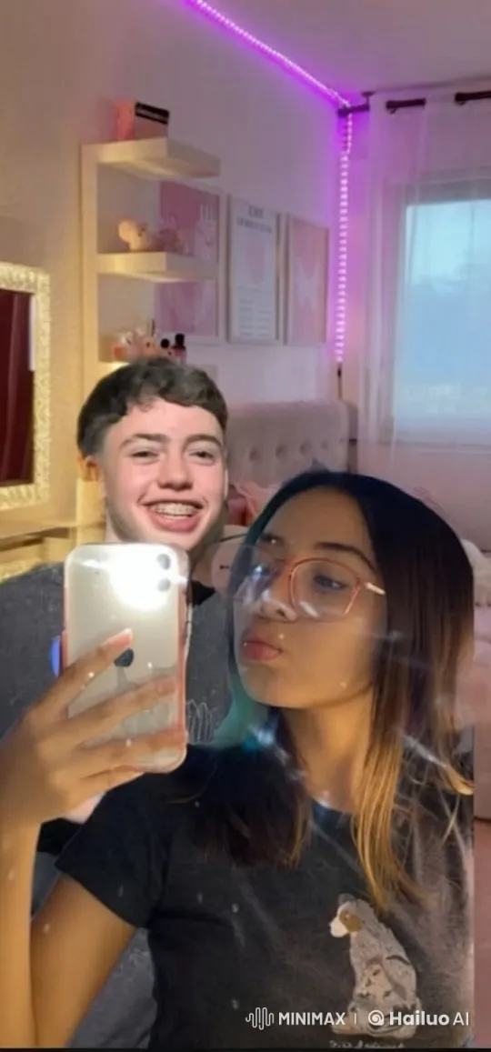 Affectionate Couple Reflecting Intimacy in Cozy Room – AI Generated Video | Hailuo AI