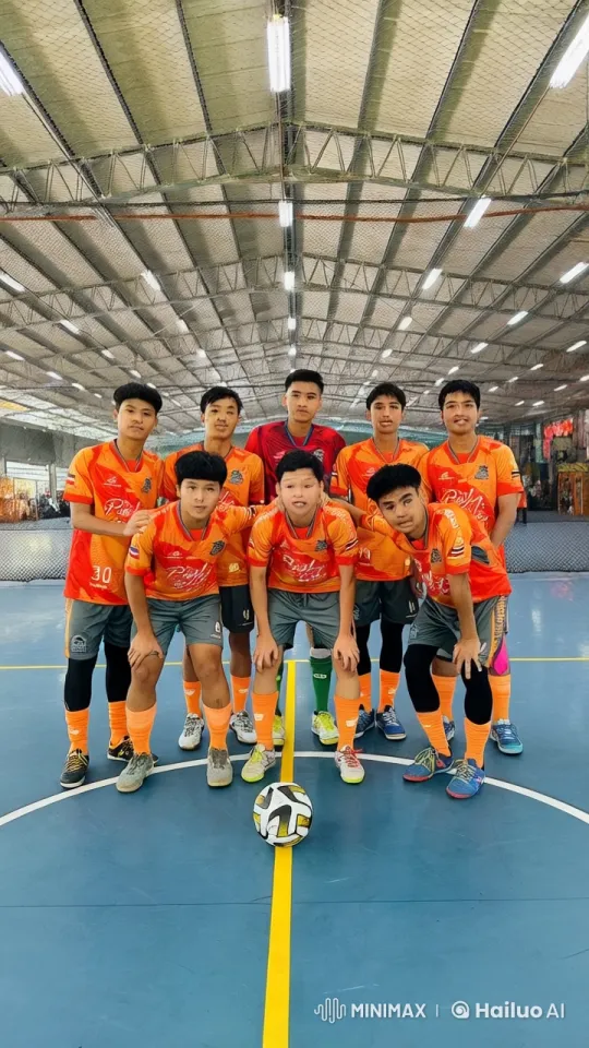 Vibrant Team Showcases Martial Arts Skills in Futsal Court – AI Generated Video | Hailuo AI