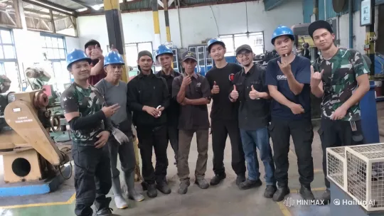 Nine Men Showcase Martial Arts in Industrial Workshop – AI Generated Video | Hailuo AI