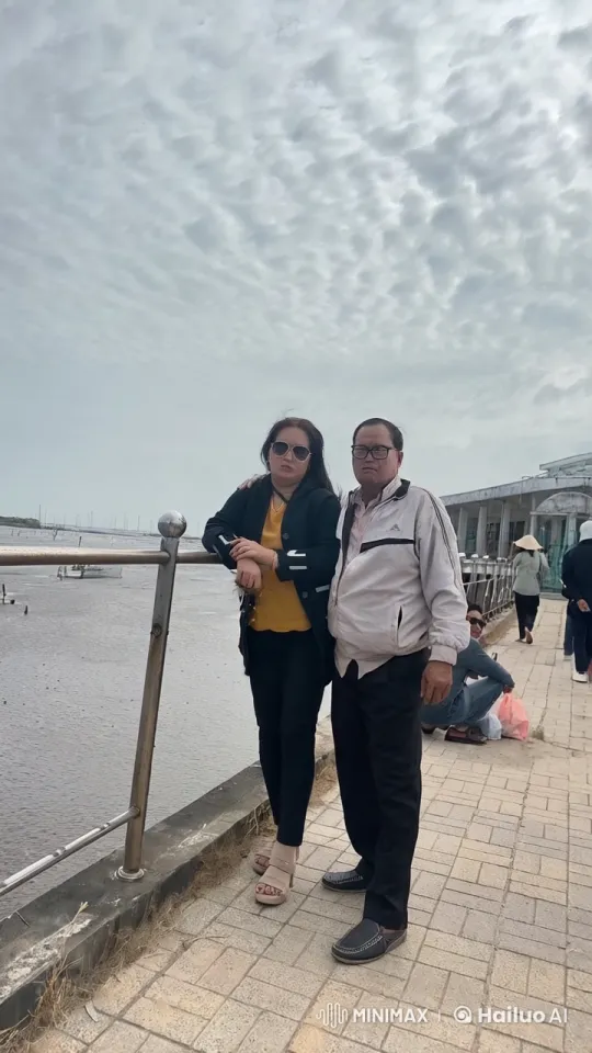 Couple Performs Impressive Kungfu by Serene Waterfront – AI Generated Video | Hailuo AI