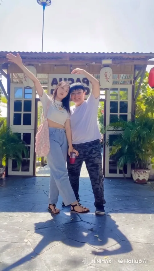 Couple Performing Energetic Kung Fu Routine – AI Generated Video | Hailuo AI
