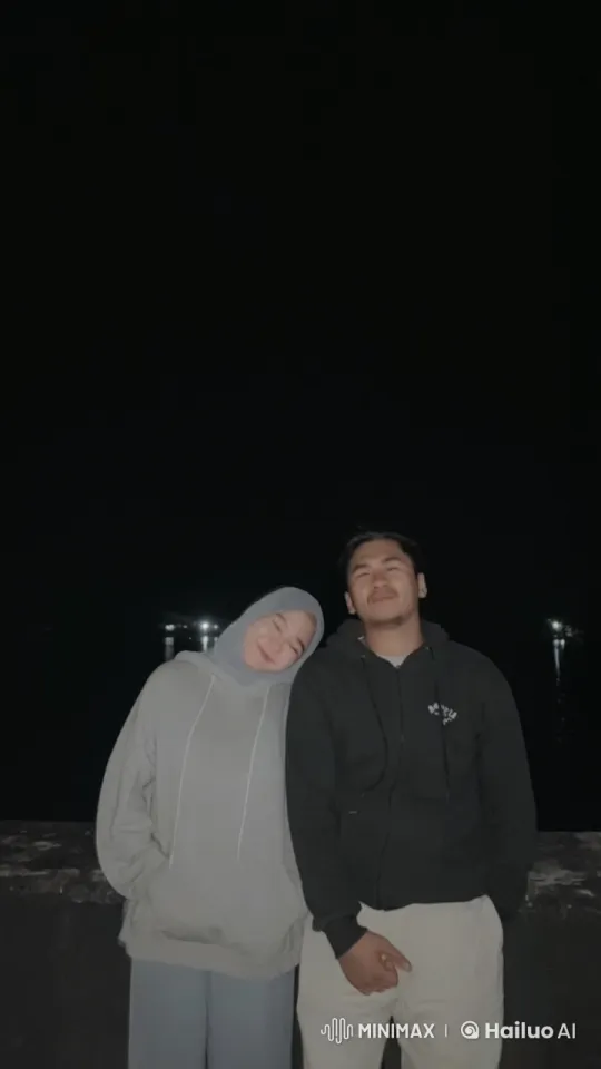 Nighttime Kung Fu Display by Two Hooded Individuals – AI Generated Video | Hailuo AI