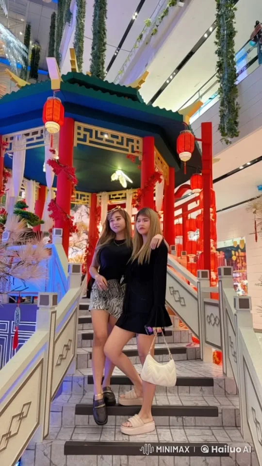 Stylish Women Display Martial Arts Prowess in Colorful Setting – AI Generated Video | Hailuo AI
