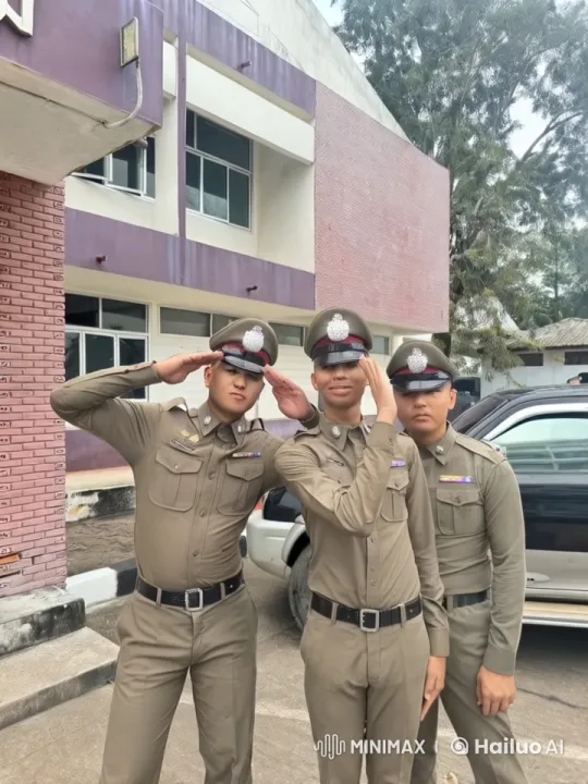 Policemen Display Playful Martial Arts Skills – AI Generated Video | Hailuo AI