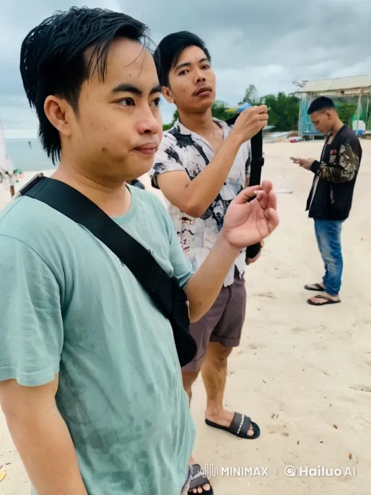 Man Shows Off Kung Fu Skills on Sandy Beach – AI Generated Video | Hailuo AI