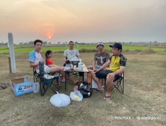 Sunset Martial Arts Showdown in Tranquil Field – AI Generated Video | Hailuo AI