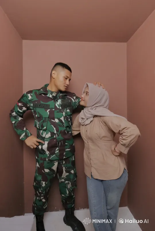 Camouflaged Soldier and Civilian Engage in Kungfu Battle – AI Generated Video | Hailuo AI