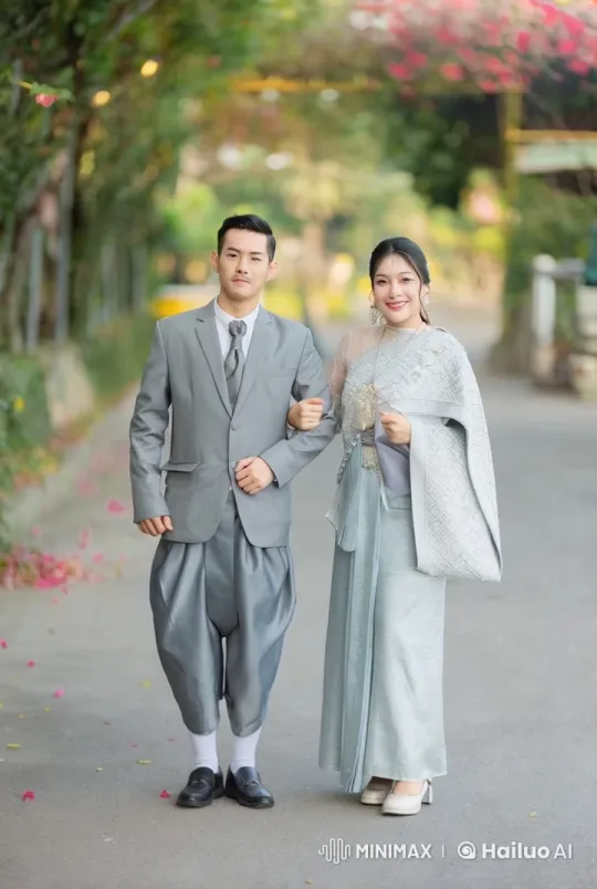 Traditional Attire Martial Arts Fight in Serene Setting – AI Generated Video | Hailuo AI