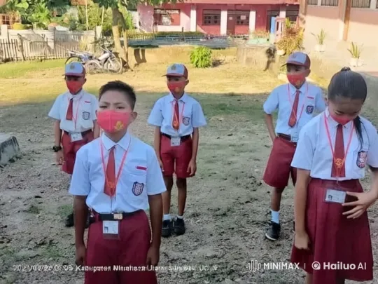 Indonesian Schoolchildren Practicing Kungfu – AI Generated Video | Hailuo AI