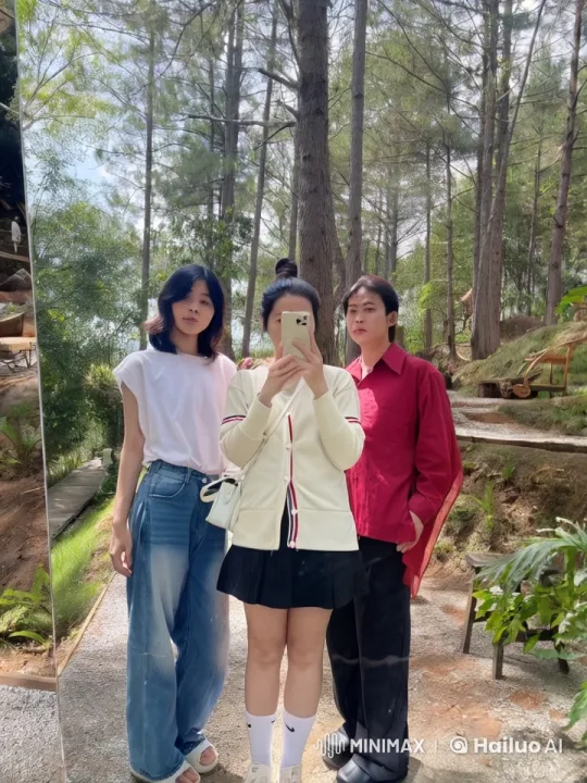 Wooded Area Martial Arts Display by Three Individuals – AI Generated Video | Hailuo AI