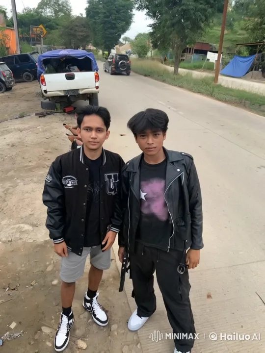 Young Men Display Martial Arts Skills on Rural Road – AI Generated Video | Hailuo AI