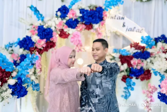 Couple Showcases Dramatic Kung Fu Fight at Floral Wedding Setting – AI Generated Video | Hailuo AI