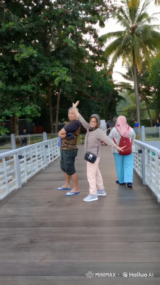 Martial Artist Demonstrates Kung Fu on Wooden Bridge – AI Generated Video | Hailuo AI