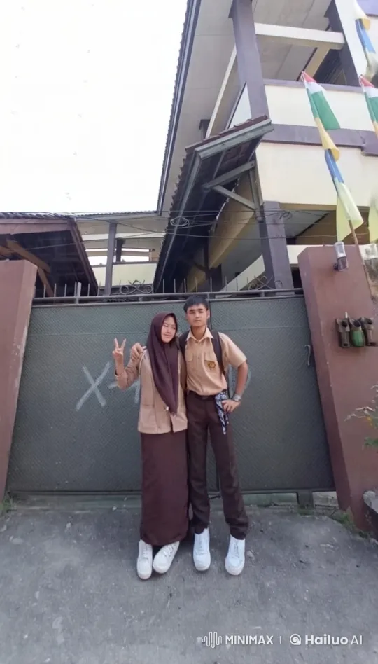 Students Perform Dynamic Kungfu Routine at School – AI Generated Video | Hailuo AI