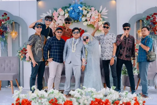 Wedding Group Transforms into Martial Arts Display – AI Generated Video | Hailuo AI