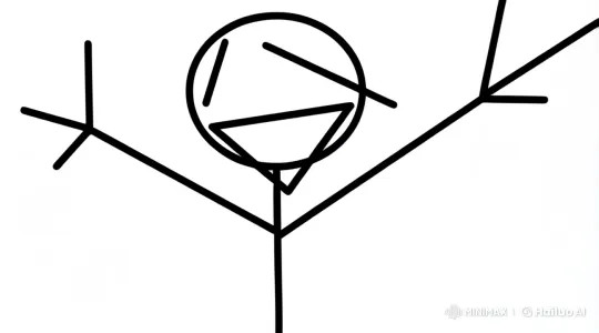 Desperate Stick Figure Amidst Roaring Flames – AI Generated Video | Hailuo AI