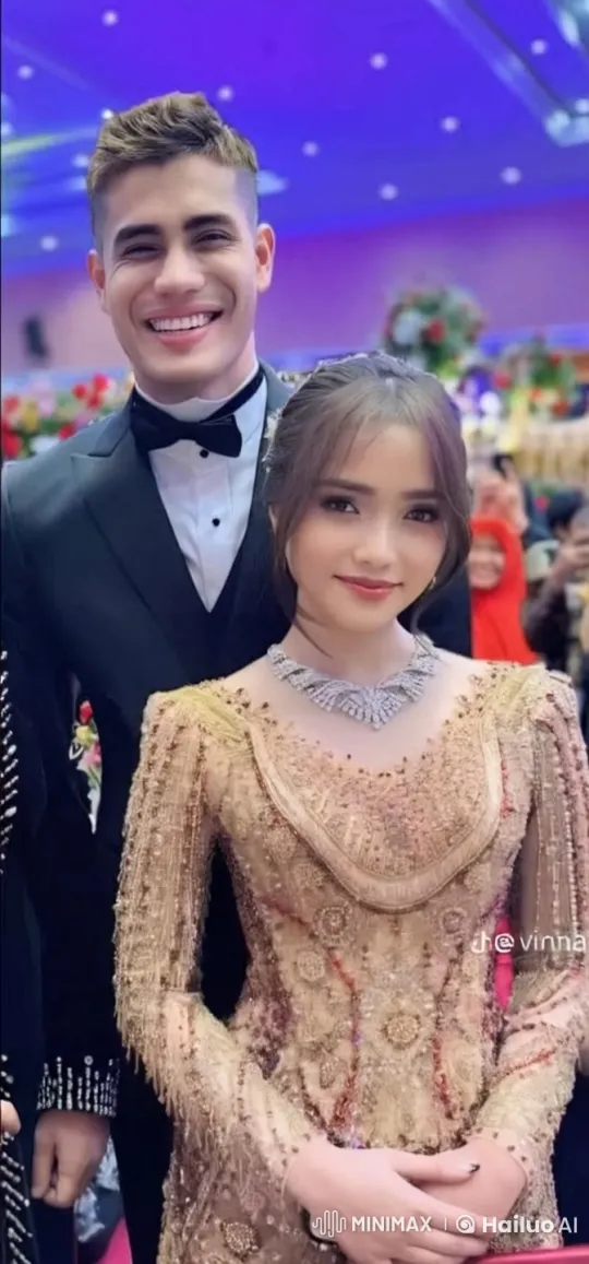Couple in Glamour at Festive Event – AI Generated Video | Hailuo AI