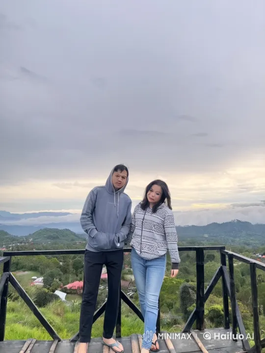 Couple Performing Synchronized Martial Arts in Mountains – AI Generated Video | Hailuo AI