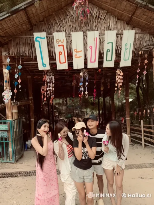 Outdoor Kung Fu Battle with Bamboo-Themed Decor – AI Generated Video | Hailuo AI