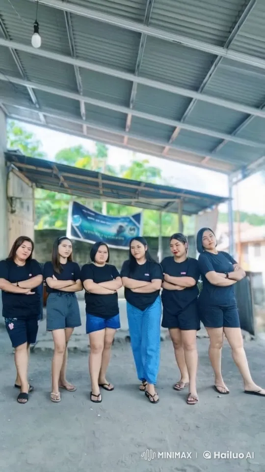 Group Displays Subtle Kungfu Poses in Semi-Circle Formation – AI Generated Video | Hailuo AI