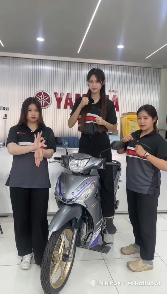 Yamaha Women Perform Dynamic Kung Fu Show – AI Generated Video | Hailuo AI
