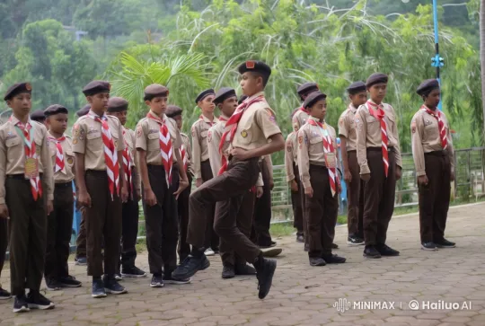 Scouts Observe Kung Fu Performance in Nature – AI Generated Video | Hailuo AI