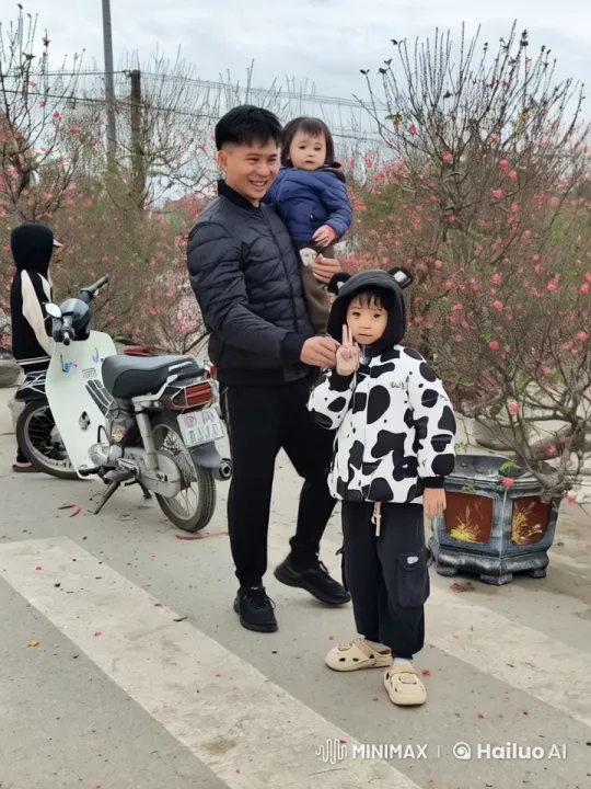 Live2D Animated Martial Arts Scene with Man and Children – AI Generated Video | Hailuo AI
